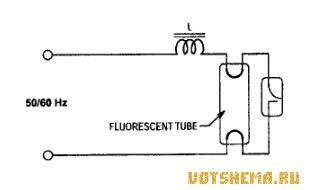 Источник питания флуоресцентных ламп