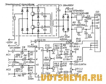 Схема CD-плеера