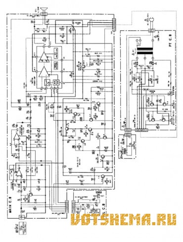 Схема активного сабвуфера Aiwa TS-W32