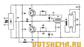 Источник питания флуоресцентных ламп