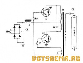 Источник питания флуоресцентных ламп