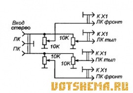 Многоканальный мостовой усилитель 20W