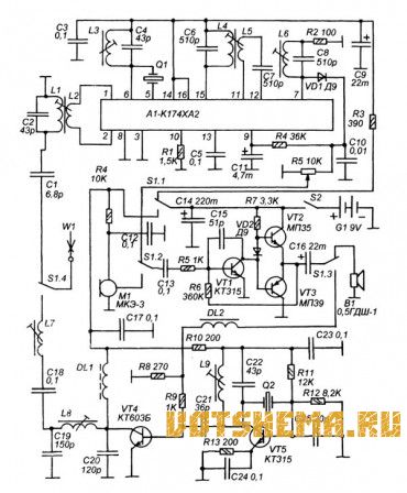 Простая СВ-радиостанция с амплитудной модуляцией