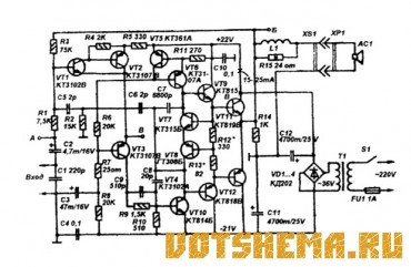 Простой усилитель Hi-Fi - 24Вт