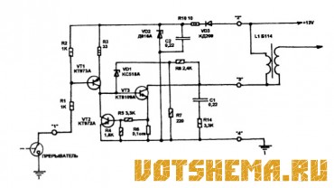 Схема транзисторной системы зажигания