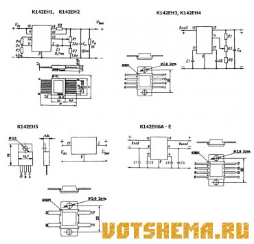 Интегральные стабилизаторы серии К142 (КР142)