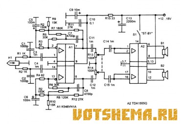 Схема автомобильного усилителя