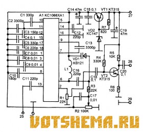 Схема автомагнитолы на микросхеме К157УЛ1