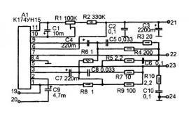 Схема автомагнитолы на микросхеме К157УЛ1