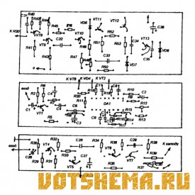 Схема видеомонитора