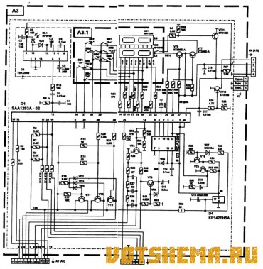 Схема синтезатора напряжения МСН-405