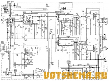 Схема магнитолы Sony CFS-904