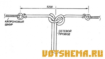 Схема простой СВ-антенны