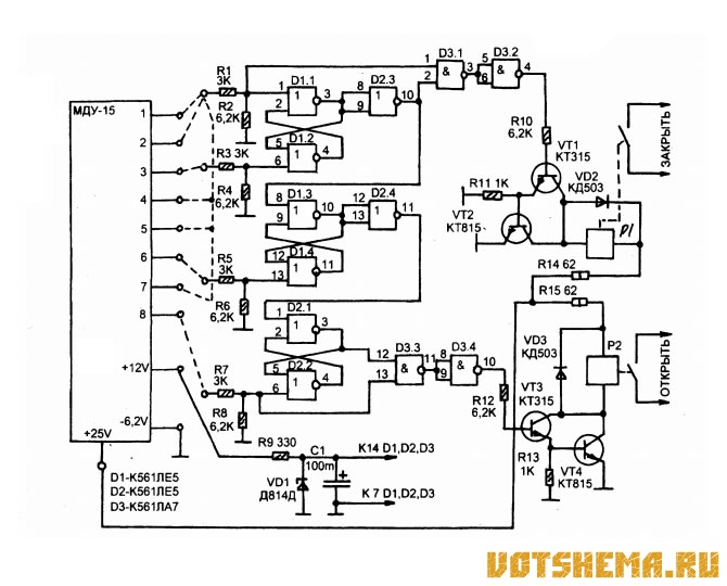 Схема передатчика радиоуправления 433 МГц