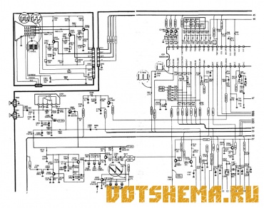 Схема телевизора Goldstar CF-14/20/21 B70Y