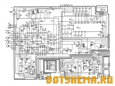 Схема магнитолы Sony CFS-DW38L