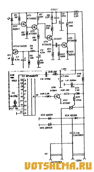 Схема дистанционного выключателя