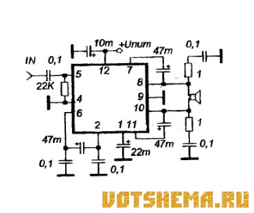 Микросхема AN7163