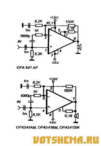 Микросхемы ОРА541АР, ОРА541АМ, ОРА541ВМ, ОРА541SM