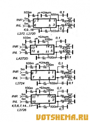 Микросхемы L272, L272D, L2720, L2724, L2726