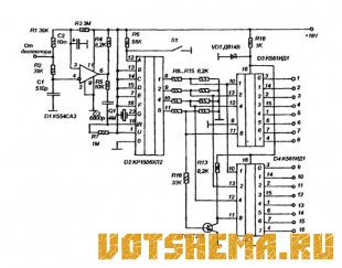 Радиоуправление на микросхеме К1506ХЛ1, К1506ХЛ2