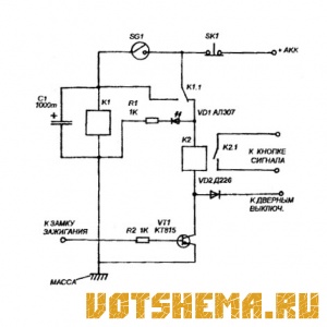 Простейшая охранная сигнализация