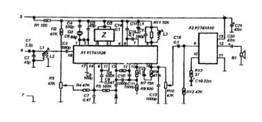 Схема малогабаритной СВ-Радиостанции