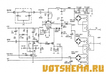 Схема усилителя мощности КВ Трансивера
