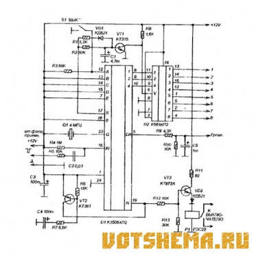 КР1506ХЛ2 Система дистанционного управления