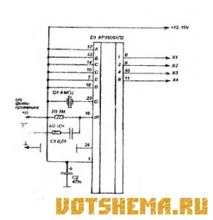 КР1506ХЛ2 Система дистанционного управления